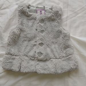 Gymboree faux fur vest